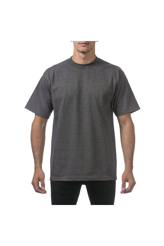 Men's Heavyweight Cotton Short Sleeve Crew Neck T-Shirt