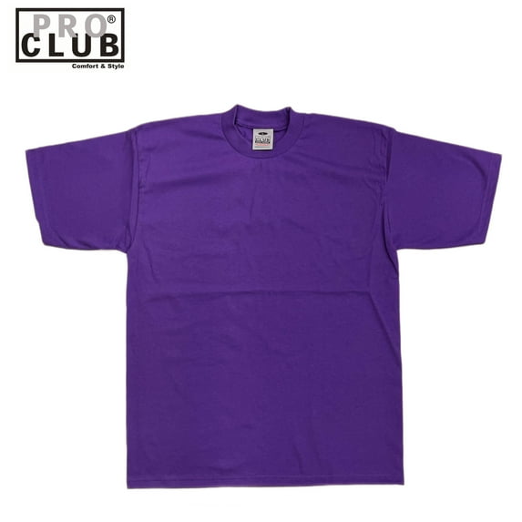 Pro Club Men's Heavyweight Cotton Short Sleeve Crew Neck T-Shirt