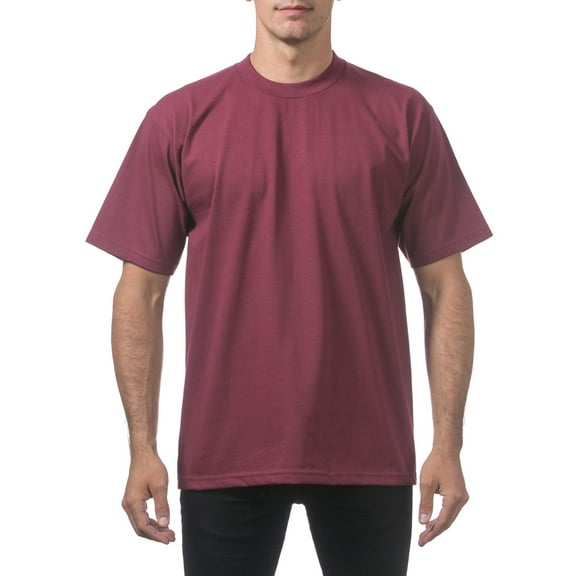 Pro Club Men's Heavyweight Cotton Short Sleeve Crew Neck T-Shirt