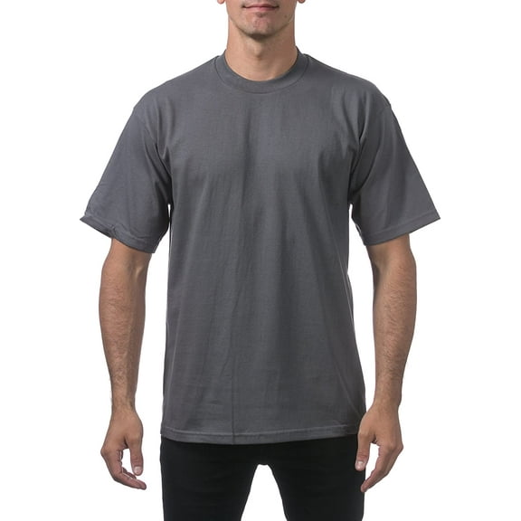 Pro Club Men's Heavyweight Cotton Short Sleeve Crew Neck T-Shirt