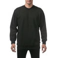 thumbnail image 1 of Pro Club Men's Heavyweight Crew Neck Fleece Pullover Sweater - Black - Medium, 1 of 4