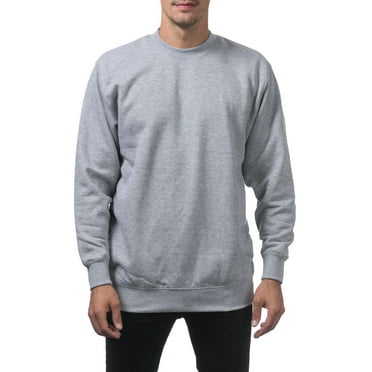 Pro Club Men's Comfort Full Zip Hooded Sweatshirt – Heather Gray, Large, Zip-Up Hoodie