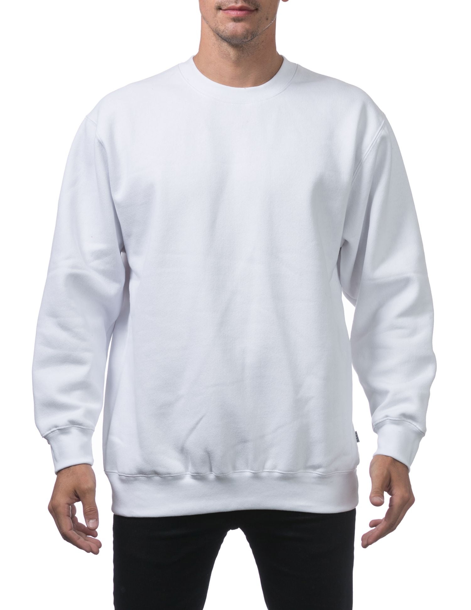 Pro Club Men's Heavyweight Crew Neck Fleece Pullover Sweater