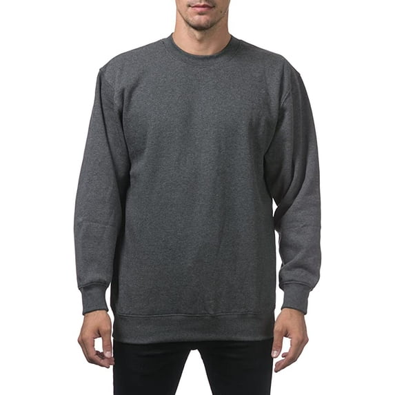 Pro Club Men's Heavyweight Crew Neck Fleece Pullover Sweatshirt