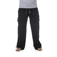 thumbnail image 1 of Pro Club Men's Heavyweight Fleece Cargo Pants, 4X-Large, Black, 1 of 8