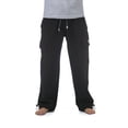 thumbnail image 1 of Pro Club Men's Heavyweight Fleece Cargo Pants, 7X-Large, Black, 1 of 5