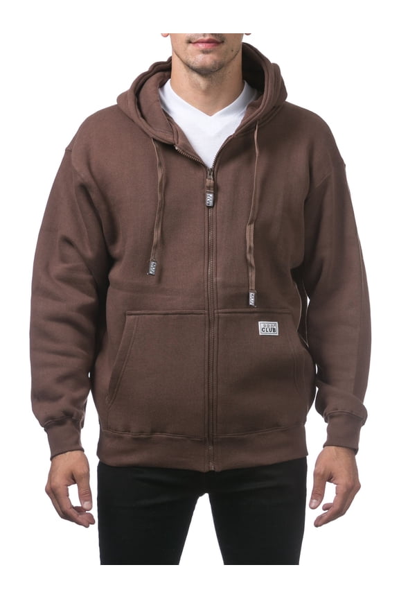 Men's Heavyweight Full Zip Fleece Hoodie