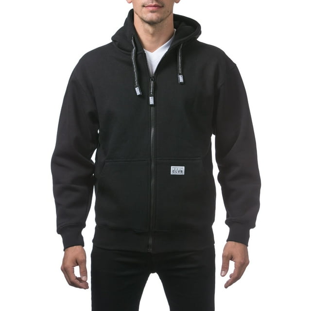Pro Club Men's Heavyweight Full Zip Fleece Hoodie