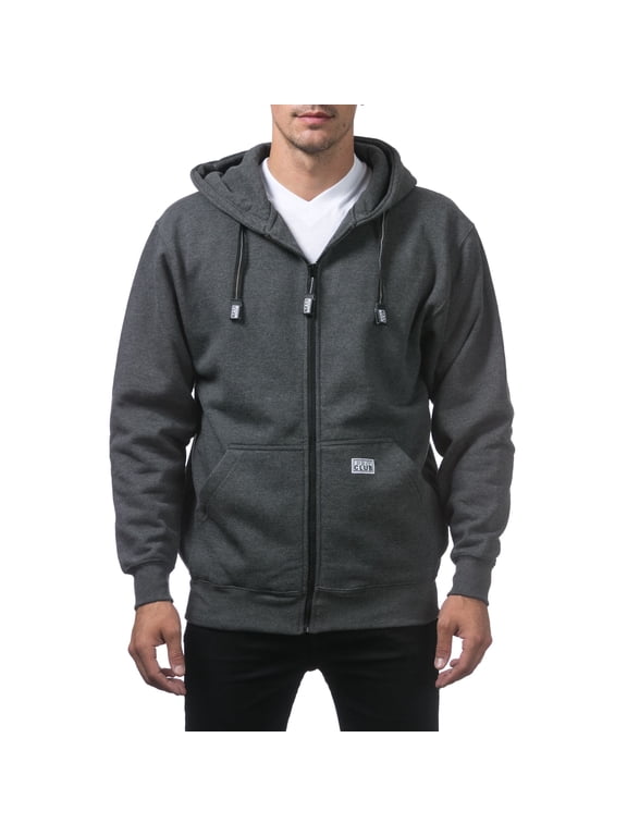 Men's Heavyweight Full Zip Fleece Hoodie