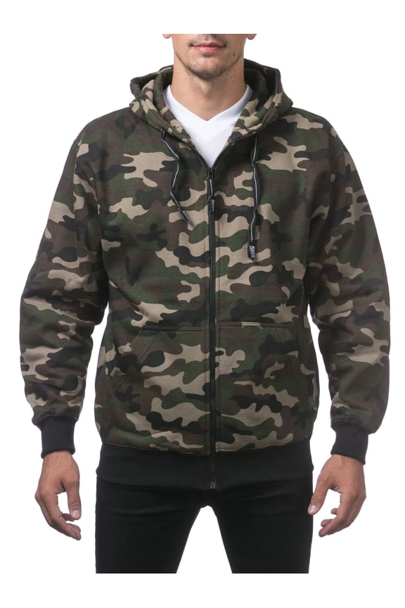 Men's Heavyweight Full Zip Fleece Hoodie