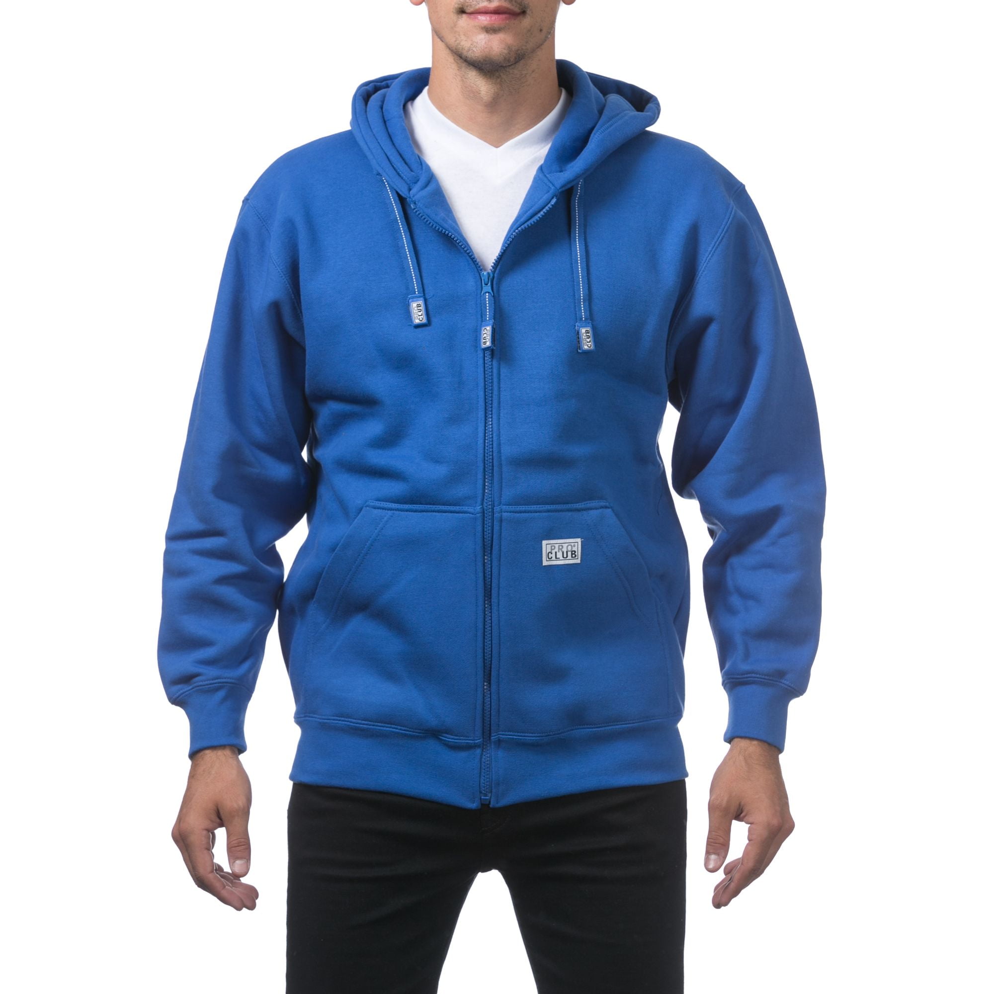 トップス 00s PRO CLUB double face zip-up hoodie Pro Club Heavyweight Full Zip Fleece Hoodie Sweater with