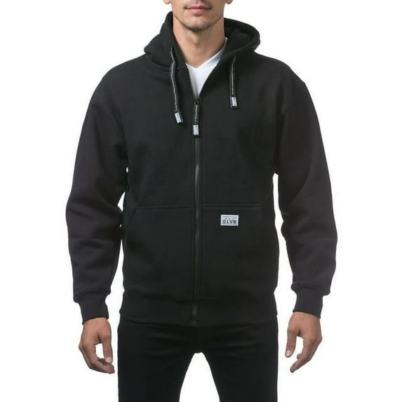Pro Club Men's Heavyweight Full Zip Fleece Hoodie