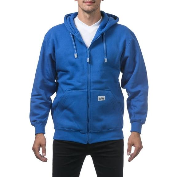 Pro Club Men's Heavyweight Full Zip Fleece Hoodie