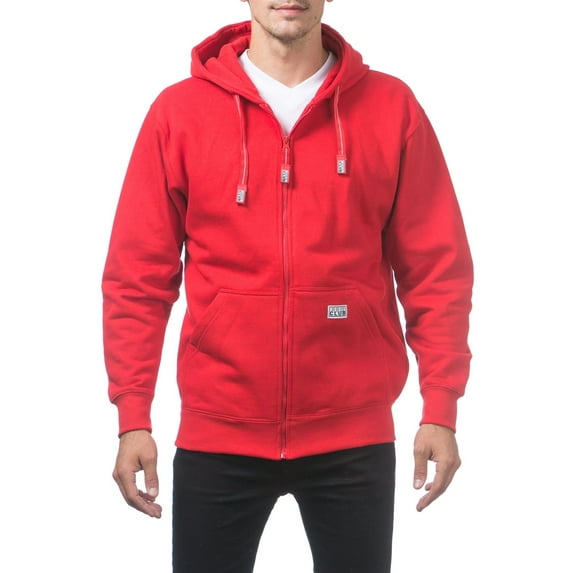 Pro Club Men's Heavyweight Full Zip Fleece Hoodie