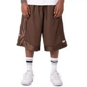 Pro Club Mens Heavyweight Mesh Basketball Shorts Royal Blue/Red/Brown