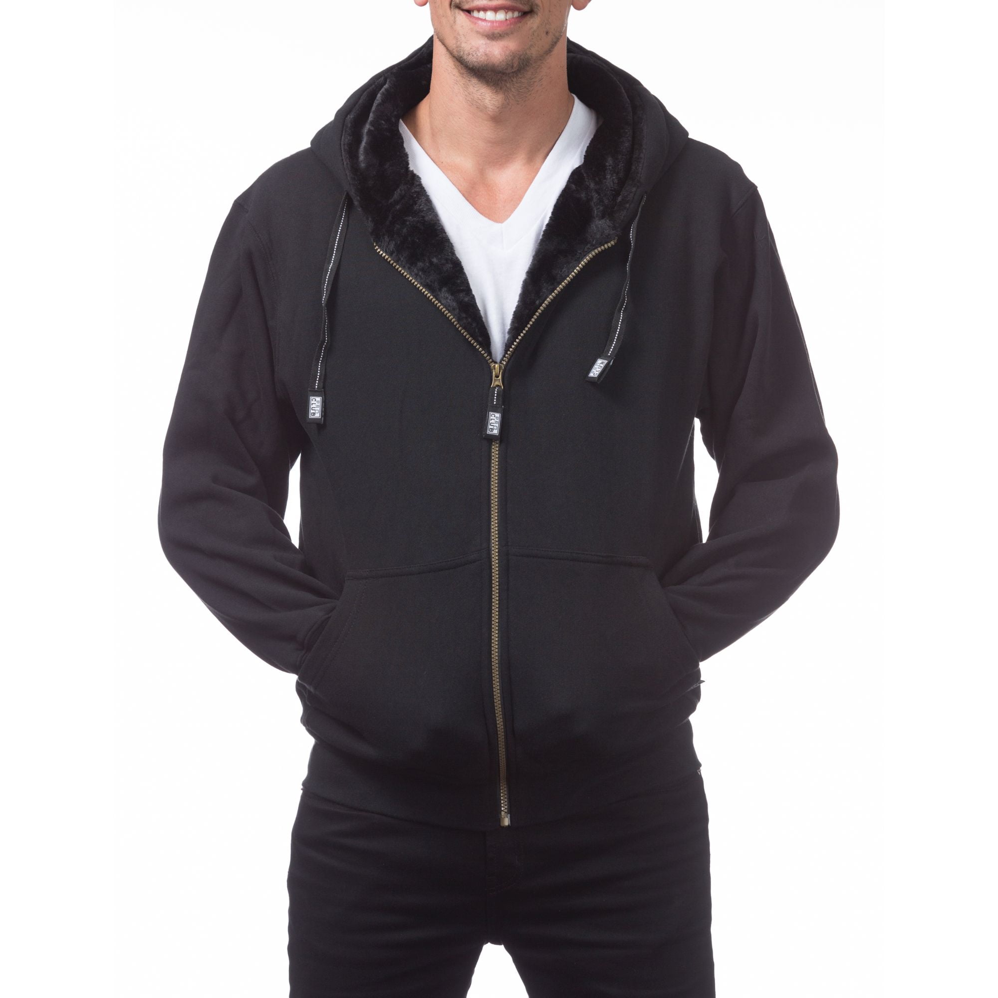 pro club zip up hoodies