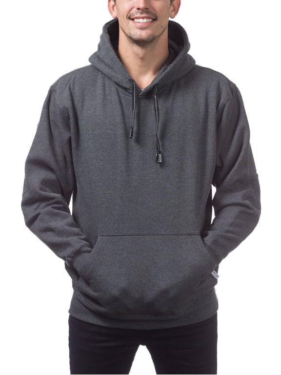 Men's Heavyweight Pullover Hoodie Sweatshirt CHAR-L