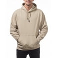 thumbnail image 1 of Pro Club Men's Heavyweight Pullover Hoodie, Khaki, 2XL, 1 of 2