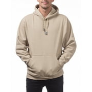 Pro Club Mens Heavyweight Pullover Hoodie, Khaki, 2XL