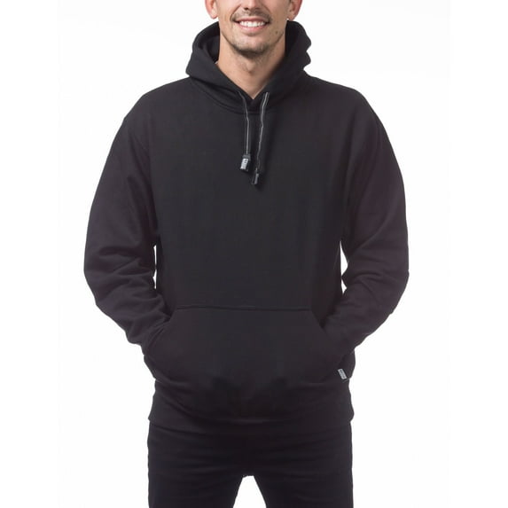 Pro Club Men's Heavyweight Pullover Hoodie Sweater - Black - XX-Large