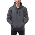 thumbnail image 1 of Pro Club Men's Heavyweight Pullover Hoodie Sweater - Charcoal - X-Large, 1 of 2