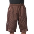thumbnail image 1 of Pro Club Men's Heavyweight Relaxed Fit Mesh Basketball Shorts - Brown - XX Large, 1 of 4