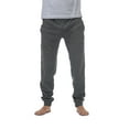 thumbnail image 1 of Pro Club Men's Mediumweight Jogger Fleece Long Pants - Charcoal - Large, 1 of 3