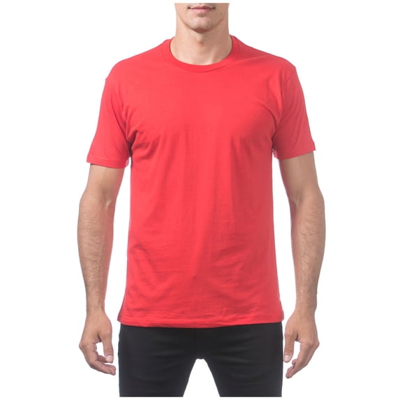 Pro Club Men's Premium Lightweight Ringspun Cotton Short Sleeve T-Shirt