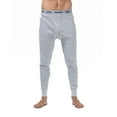 thumbnail image 1 of Pro Club Men's Waffle Knit Thermal Long Pants Underwear - Gray - Large, 1 of 3