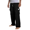 thumbnail image 1 of Pro Club Mens Cargo Sweatpants Heavy Weight Fleece Long Pants S-5XL Big and Tall, 1 of 4