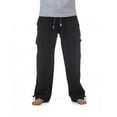thumbnail image 1 of Pro Club Mens Heavyweight Cargo Sweatpants, Black, Small, 1 of 5
