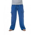 thumbnail image 1 of Pro Club Mens Heavyweight Cargo Sweatpants, Royal Blue, Small, 1 of 4