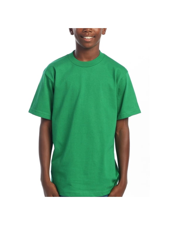 Youth Cotton Short Sleeve Crew Neck T-Shirt