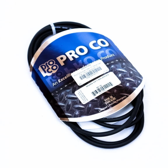 Pro Co Excellines 10' 1/4" TRS to TRS Balanced Cable 10 Foot BP-10 ProCo