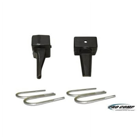 Pro Comp 2.5 Inch Rear Lift Block with U-Bolt Kit - 58251