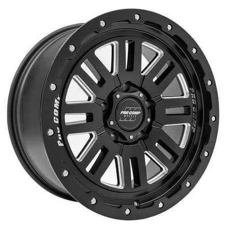 Pro Comp 61 Series Cognos, 20x9 Wheel with 8x170 Bolt Pattern - Satin Black Milled - 5161-297050