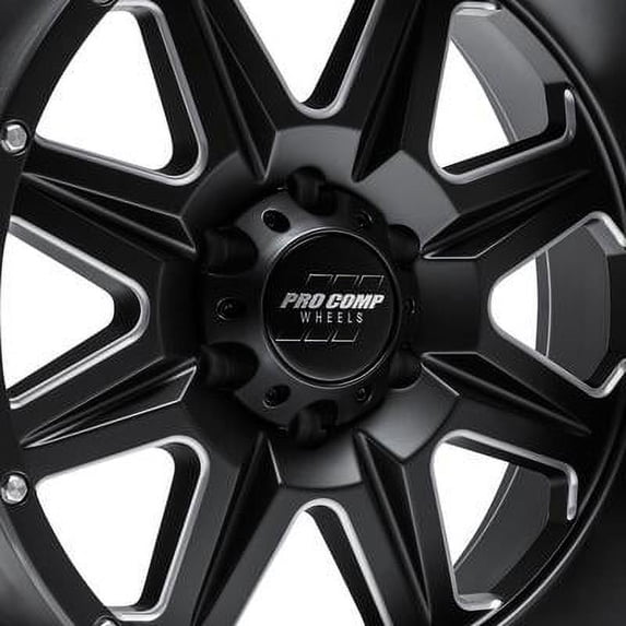 Pro Comp 63 Series Recon, 20x10 Wheel with 8x180 Bolt Pattern - Satin Black Milled - 5163-218947