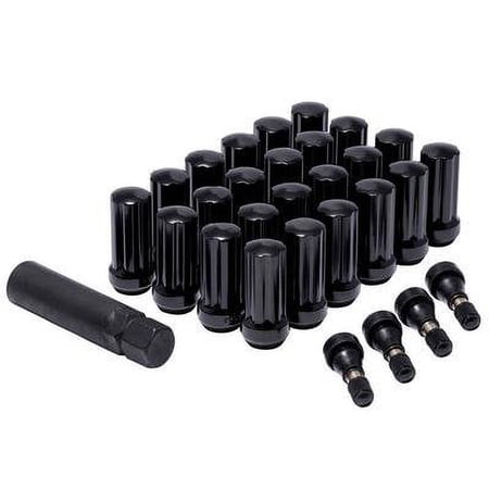 Pro Comp Alloy Wheels 32-Piece 9/16" Black Lug Nut Set 26195B