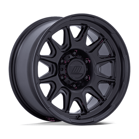 Pro Comp Cast Aluminum Wheel PXA200 17x8 5x5.0 M-BLK 20mm, PA200MX17805020