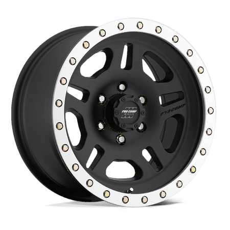 Pro Comp Cast Aluminum Wheel PXA29 16x8 5x4.5 S-BLK MACH 0mm, PXA5129-6865