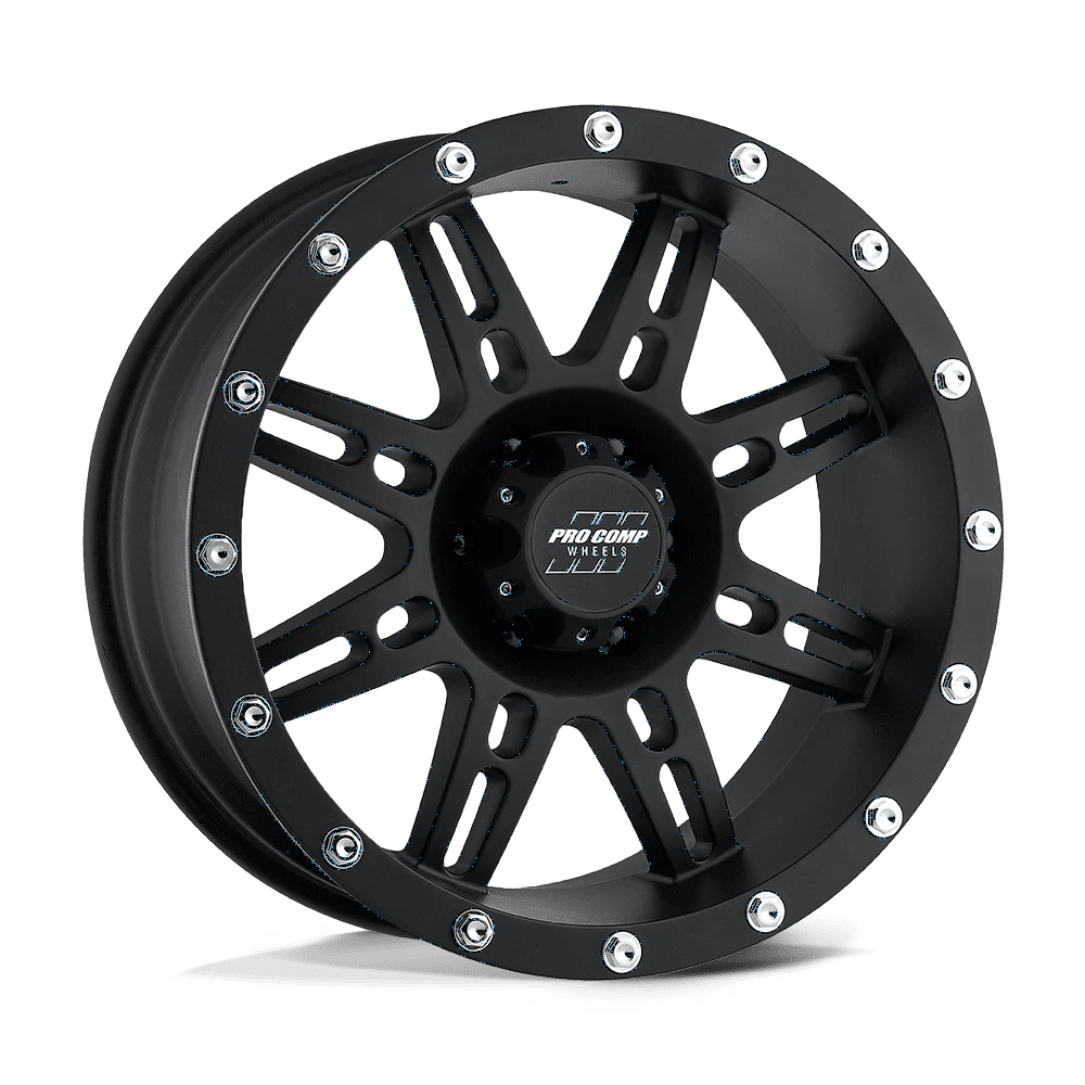 Pro Comp Cast Aluminum Wheel PXA31 15x8 5x4.5 F-BLK -19mm, PXA7031-5865