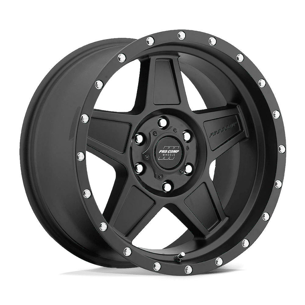 Pro Comp Cast Aluminum Wheel PXA35 18x9 5x5.0 S-BLK 0mm, PXA5035-8973