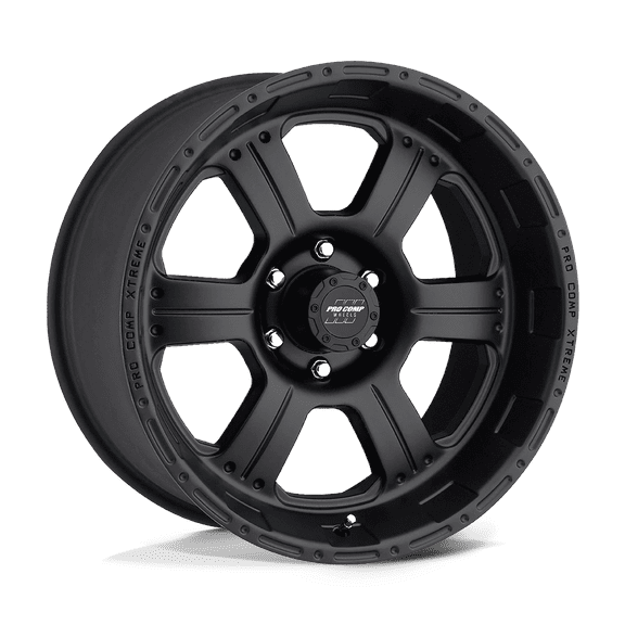 Pro Comp Cast Aluminum Wheel PXA89 17x8 5x5.0 F-BLK 0mm, PXA7089-7873