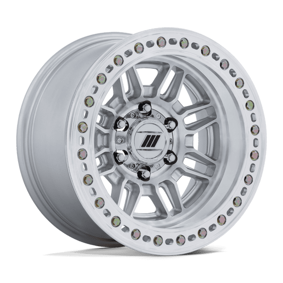 Pro Comp - Equalizer BL - 17in, Cast Aluminum, Gloss Silver W/ Machined Face, 17X9, 6X5.5, -38mm, 194933439027, SAEJ2530