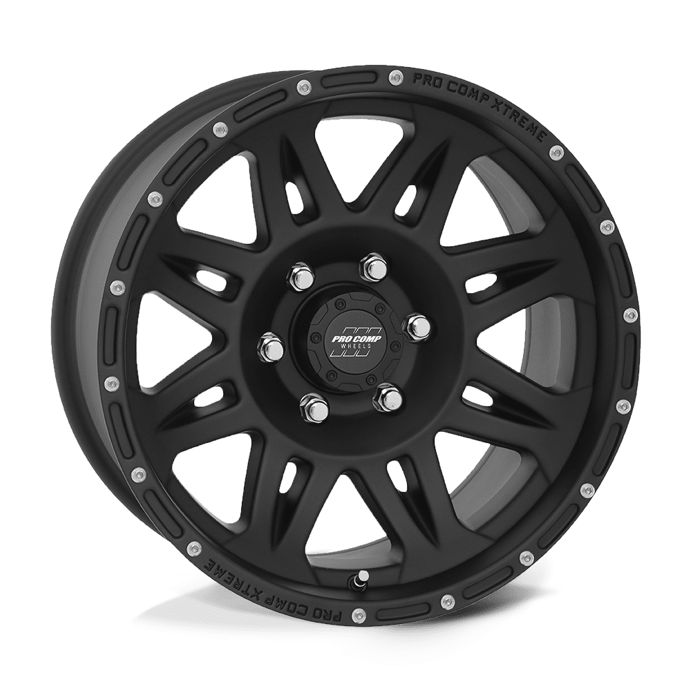 Pro Comp Alloys PXA31 18x9 Black Wheel - 6x5.5 Bolt Pattern, 0mm Offset (PXA7031-8983)