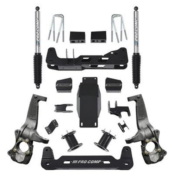 Pro Comp Suspension K1175BP 6 in. 4WD Suspension Kit for 2019 Chevrolet Silverado 1500 LTZ