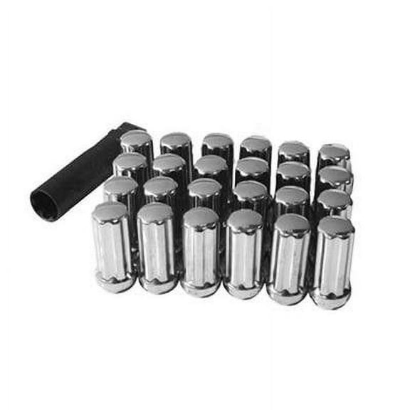 Pro Comp Wheels 11184 Lug Nut Kit 1/2 Spline 25 Lugs w/Spare/Valve Stem Lug Nut Kit