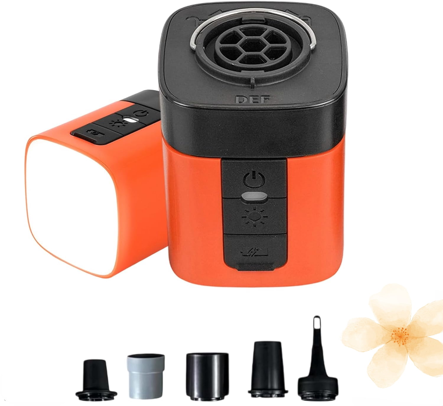 Small Inflatable Pump 𝐀𝐢𝐫𝐛𝐮𝐫𝐬𝐭 Pro – Compact Electric Pump with Vacuum & Led Light, 2 in 1 ...