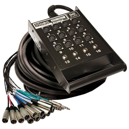 Hosa Sh-12x4-50 2-channel Sh Series Stage Box Snakes (sh12x450)