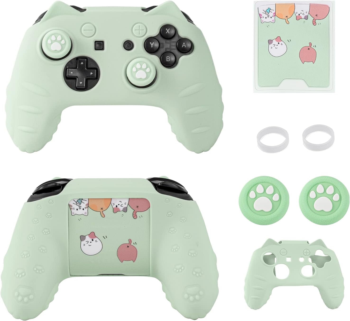 Pro Controller Skin for Switch, Cute Cat Paw Game Controller Skin with ...